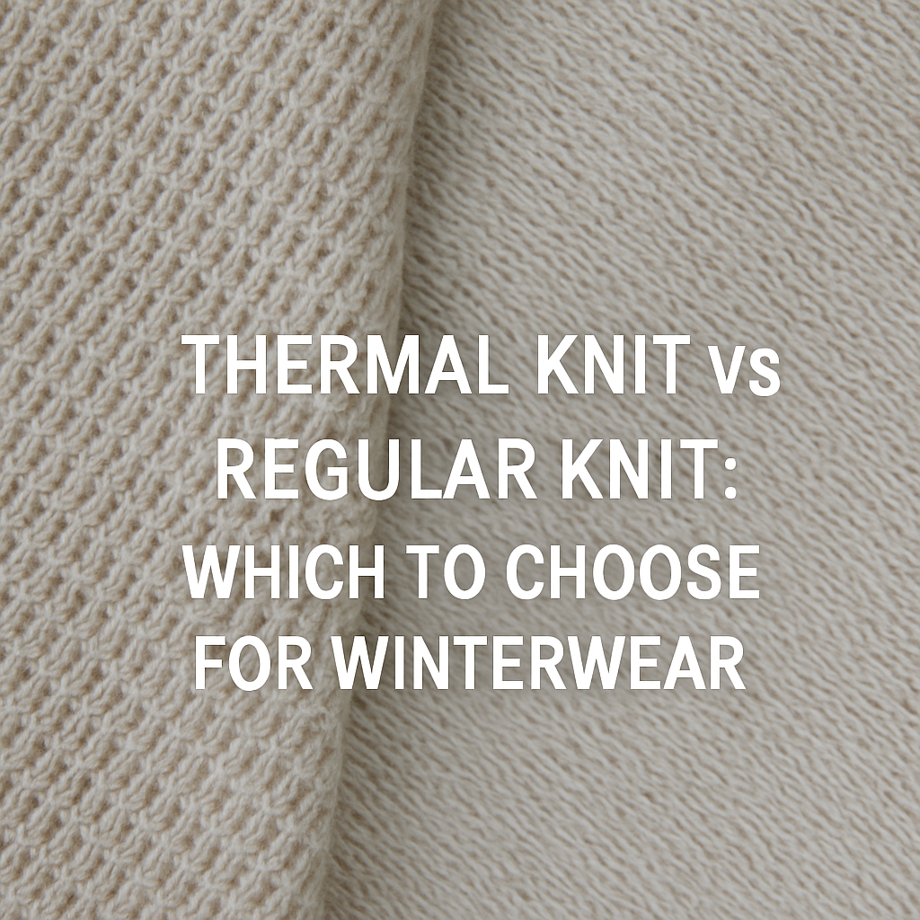 Thermal Knit vs Regular Knit: Which to Choose for Winterwear?