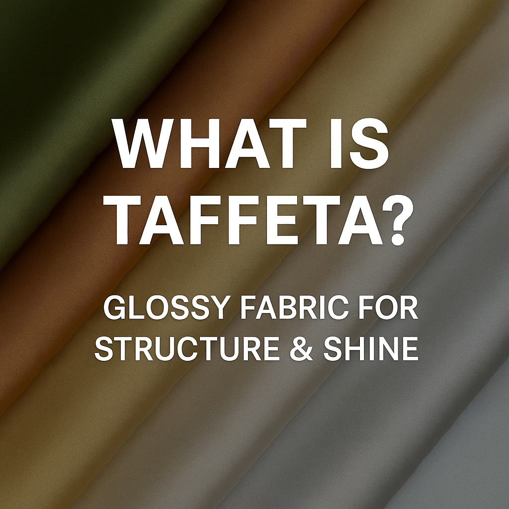 What is Taffeta? Glossy Fabric for Structure & Shine