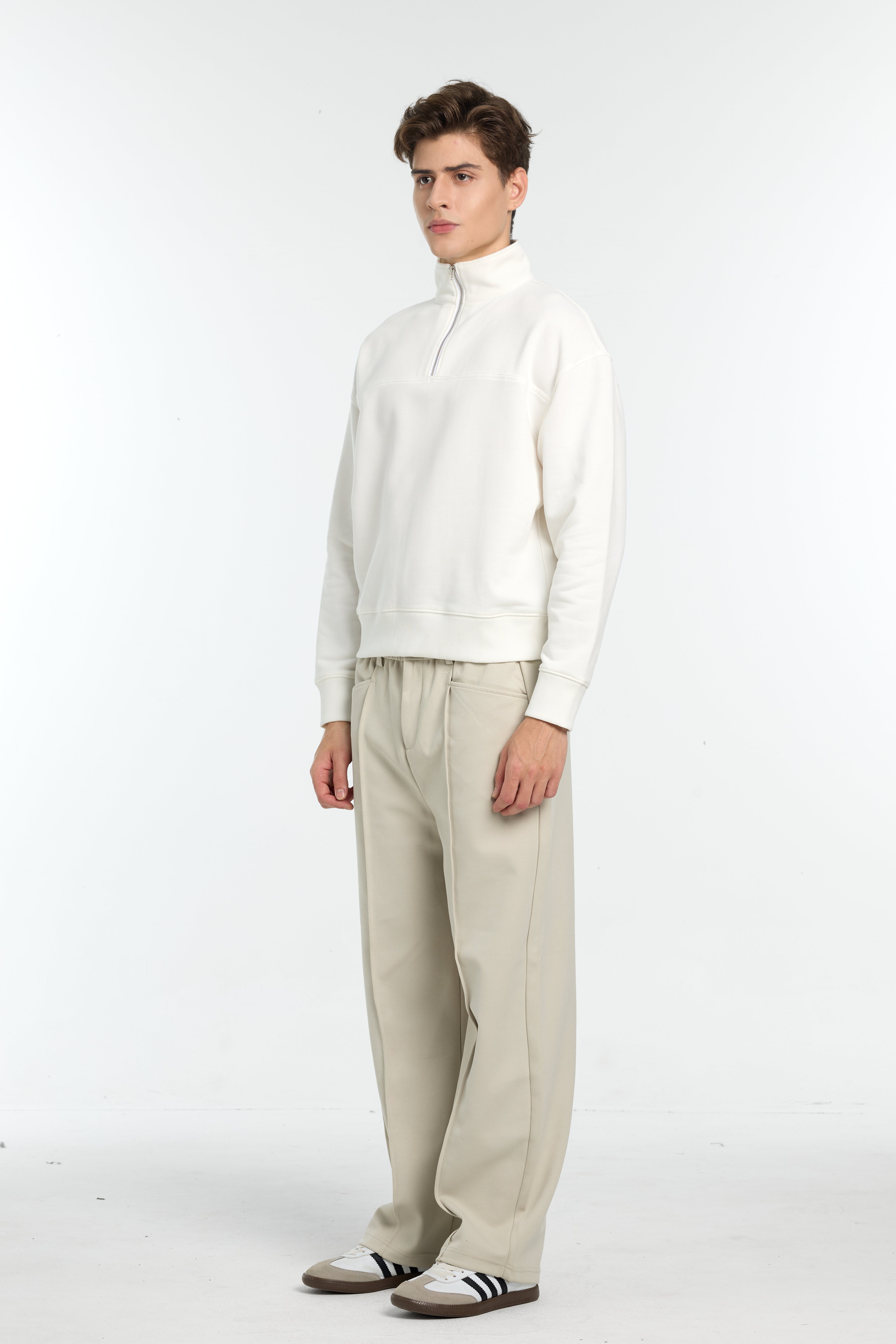 OEM Crewneck Sweatshirt / Cardigan – 320–550gsm Cotton French Terry