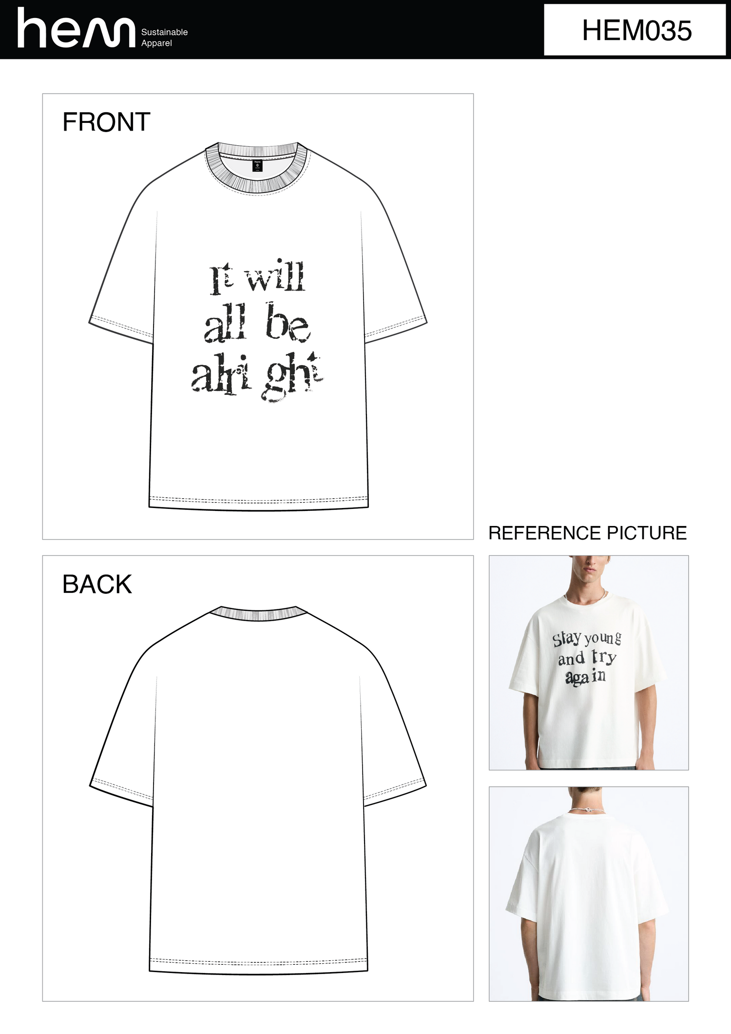 T-SHIRT HEM035