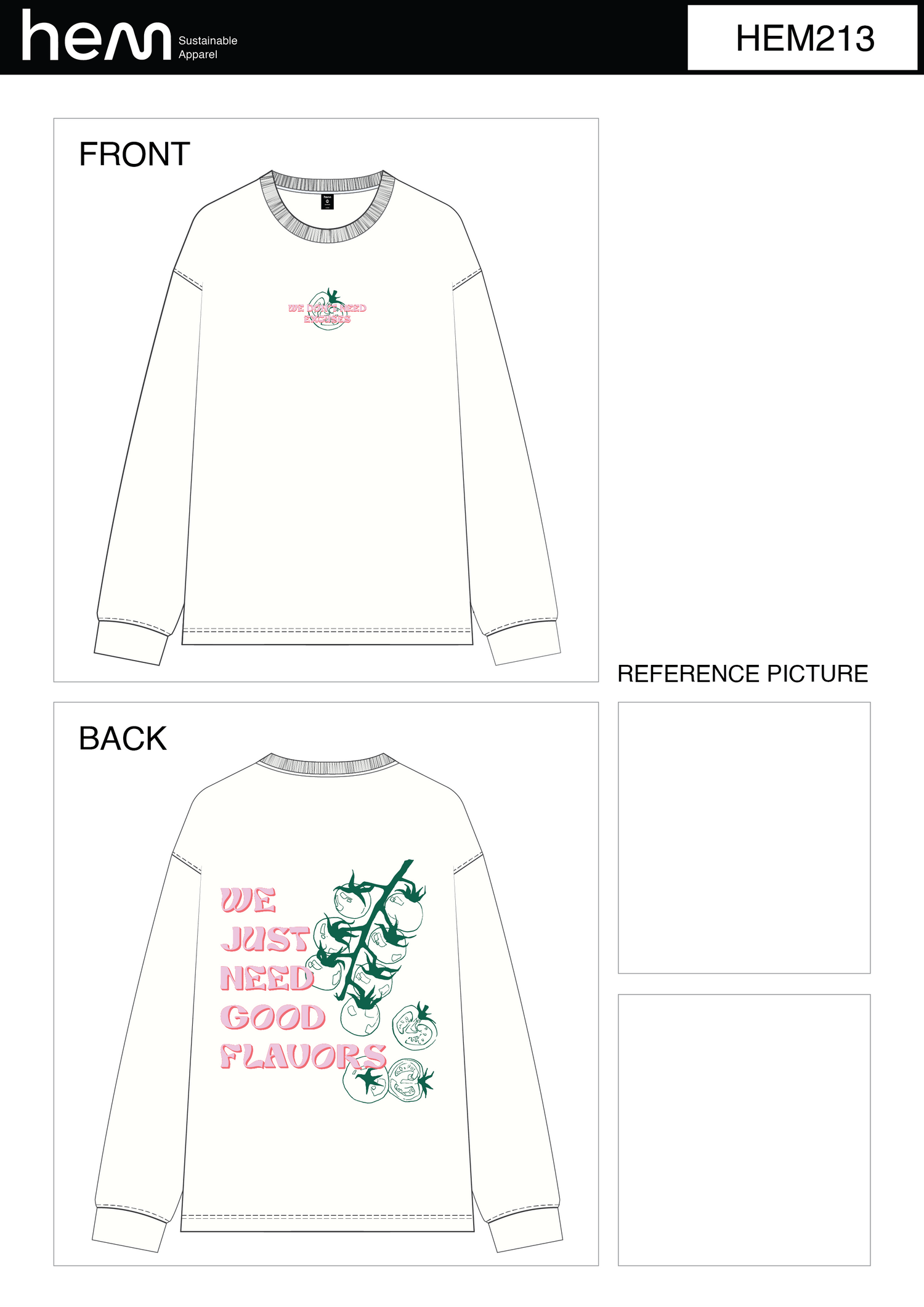 WOMEN T-SHIRT HEM213