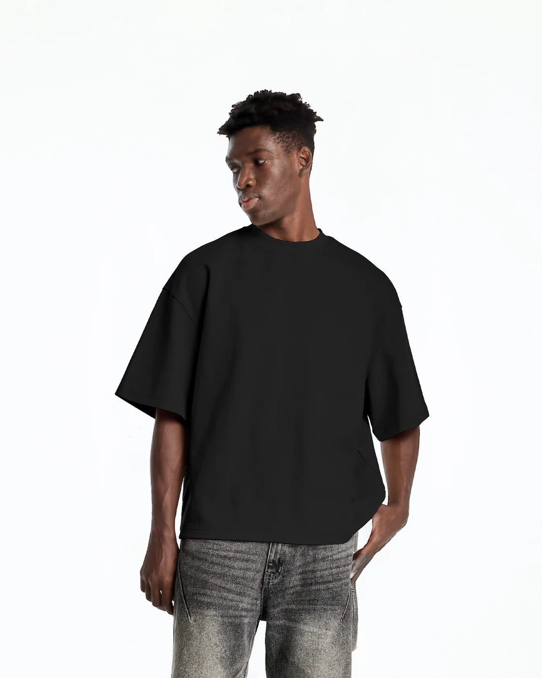 OEM Boxy Oversized Streetwear T-Shirt – 290gsm Heavyweight Cotton