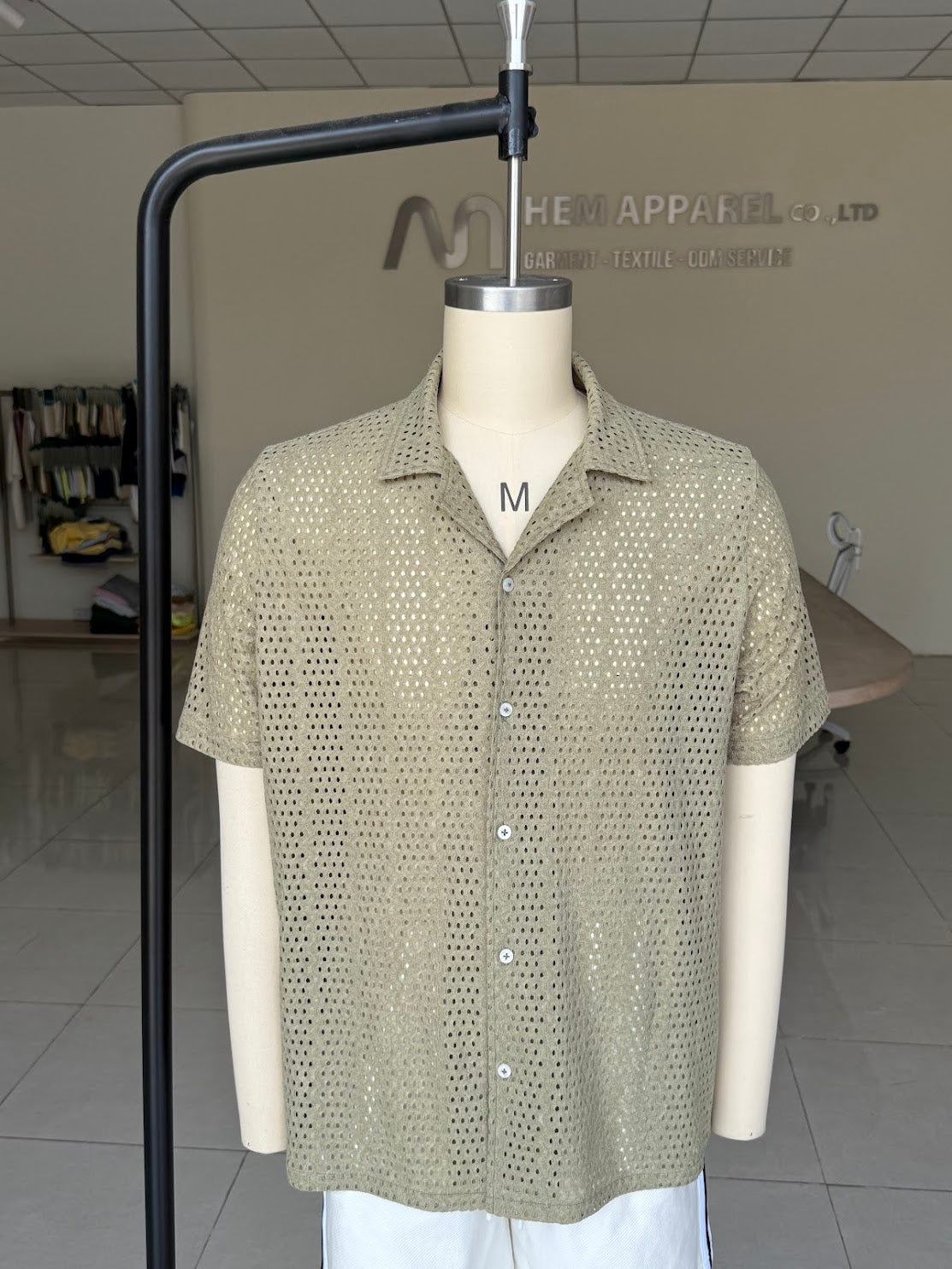OEM Men Casual Shirt – Regular Fit with Custom Print/Embroidery